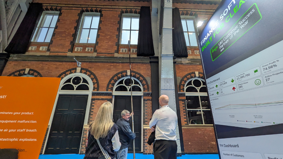 HW staff joining a demonstration of the Space Vac