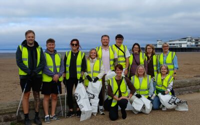 Weston-super-Mare Beach Clean for Surfers Against Sewage