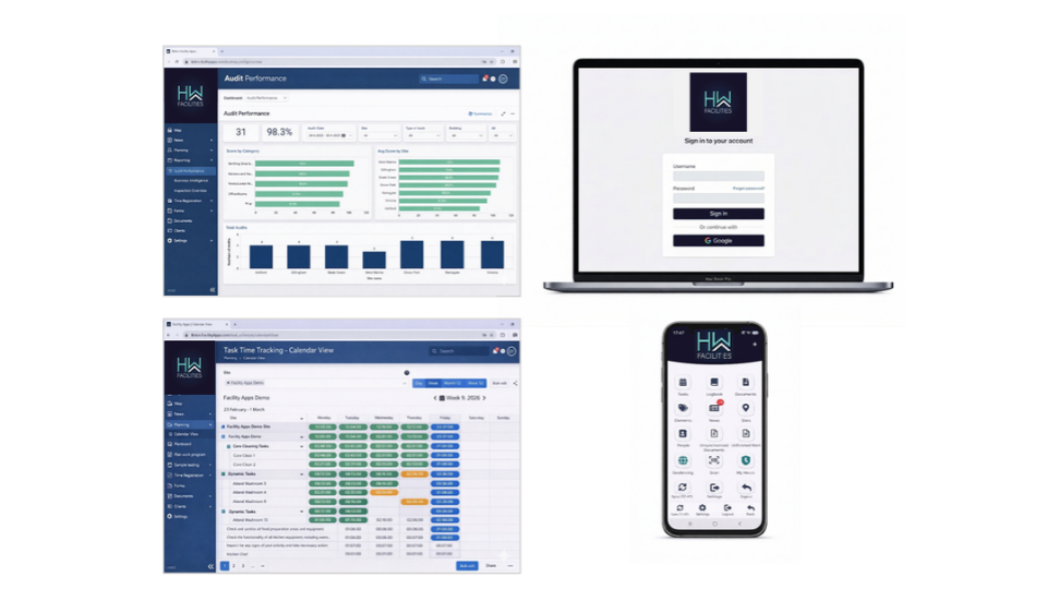 HW Facilities Workplace Management solution powered by FacilityApps
